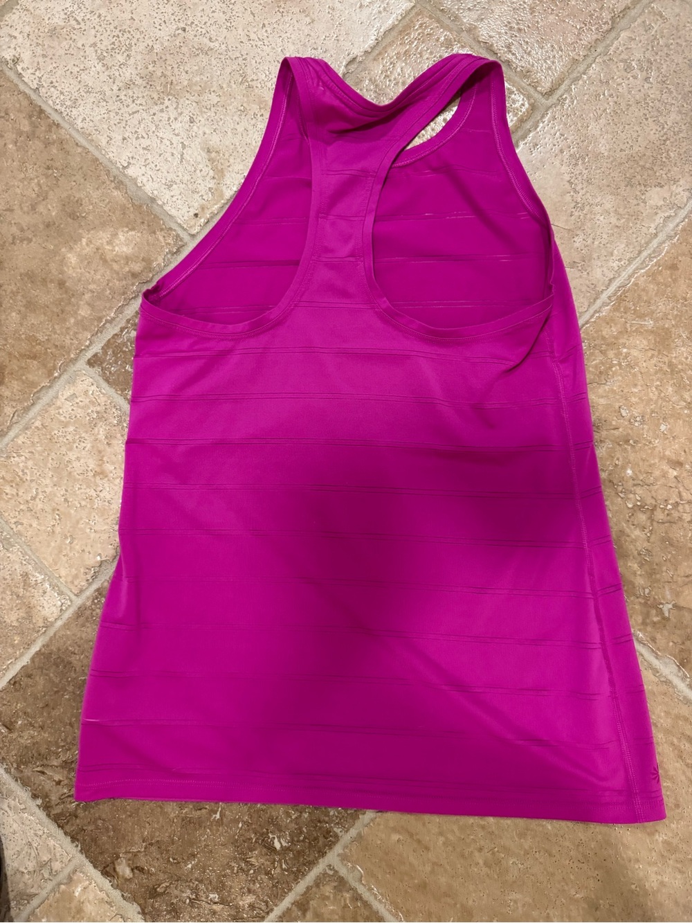 Athleta Magenta Racerback Performance Tank - Picture 3 of 3